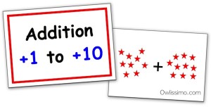 Owlissimo addition flash cards