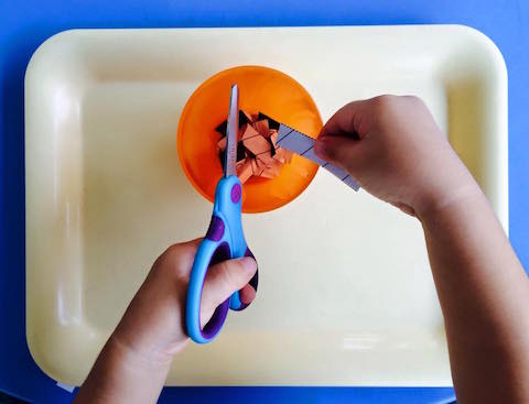 montessori cutting