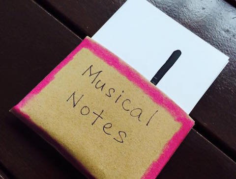 musical notes cards