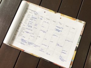 homeschool planning sheet clipboard