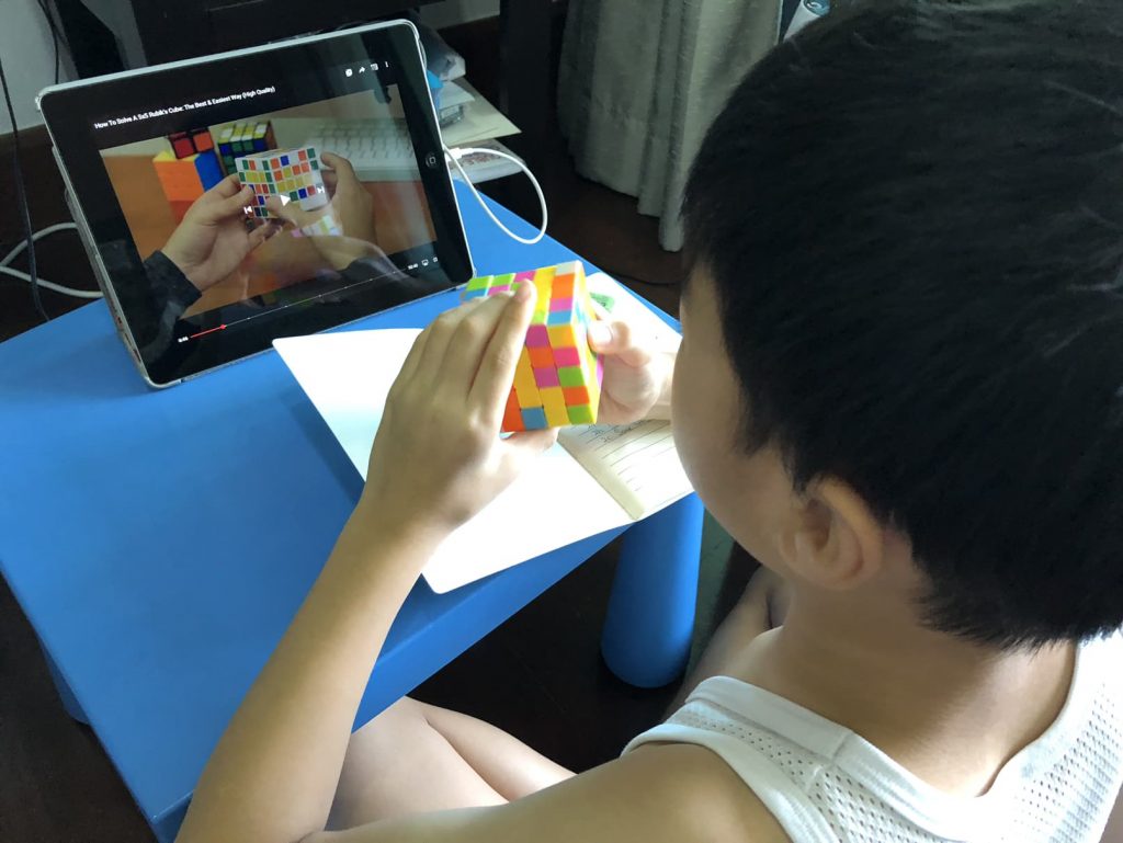 memory note-taking rubiks cube learning